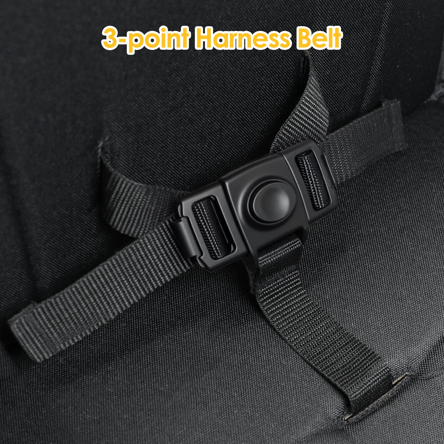 AILEEKISS 3-in-1 Wagon Stroller for 2 Toddlers, Collapsible Baby Wagon with Adjustable Handle, Black