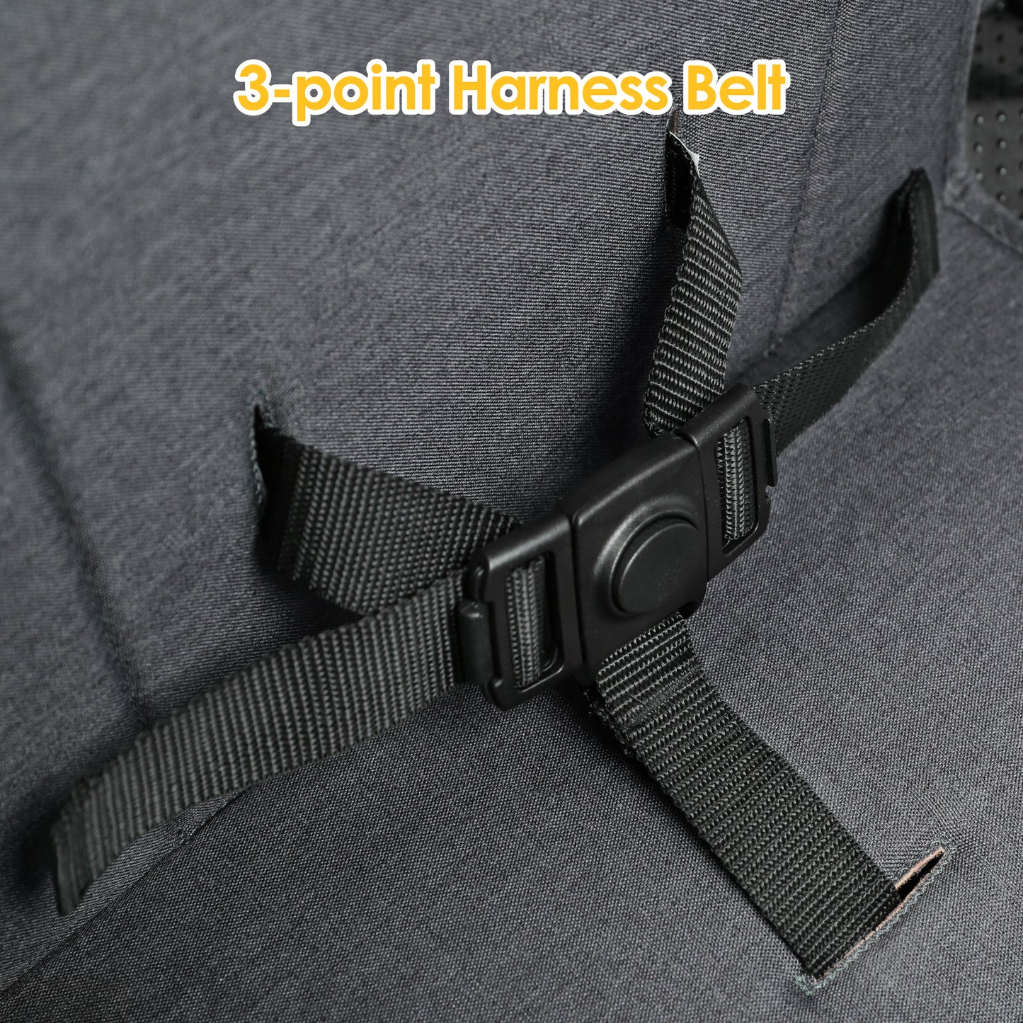 AILEEKISS 3-in-1 Wagon Stroller for 2 Toddlers, Collapsible Baby Wagon with Adjustable Handle, Grey