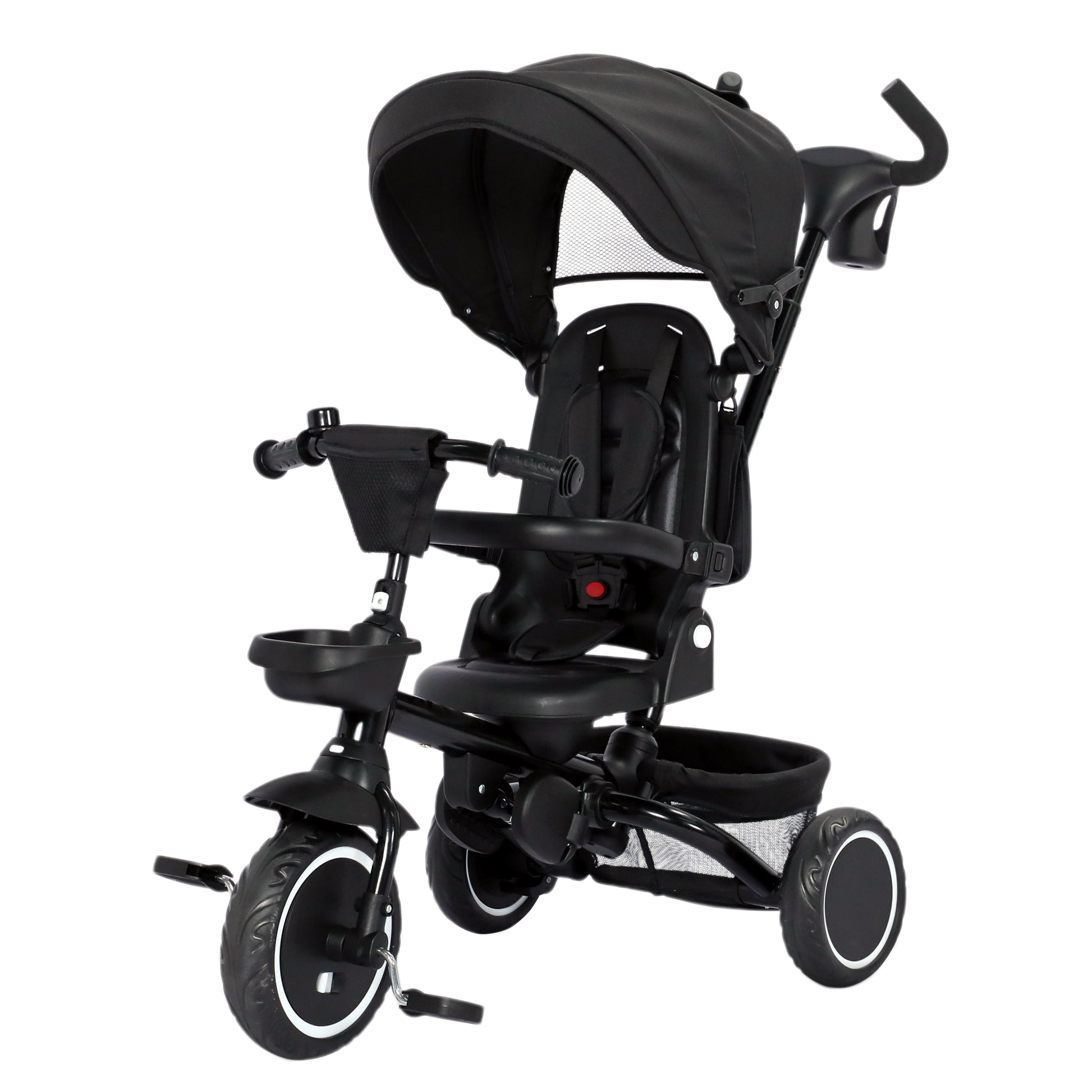 bicycle stroller for baby AILEEKISS 8-in-1 Kids' Tricycle Stroller, Folding Toddler Bicycle Unis – Todefull Kids