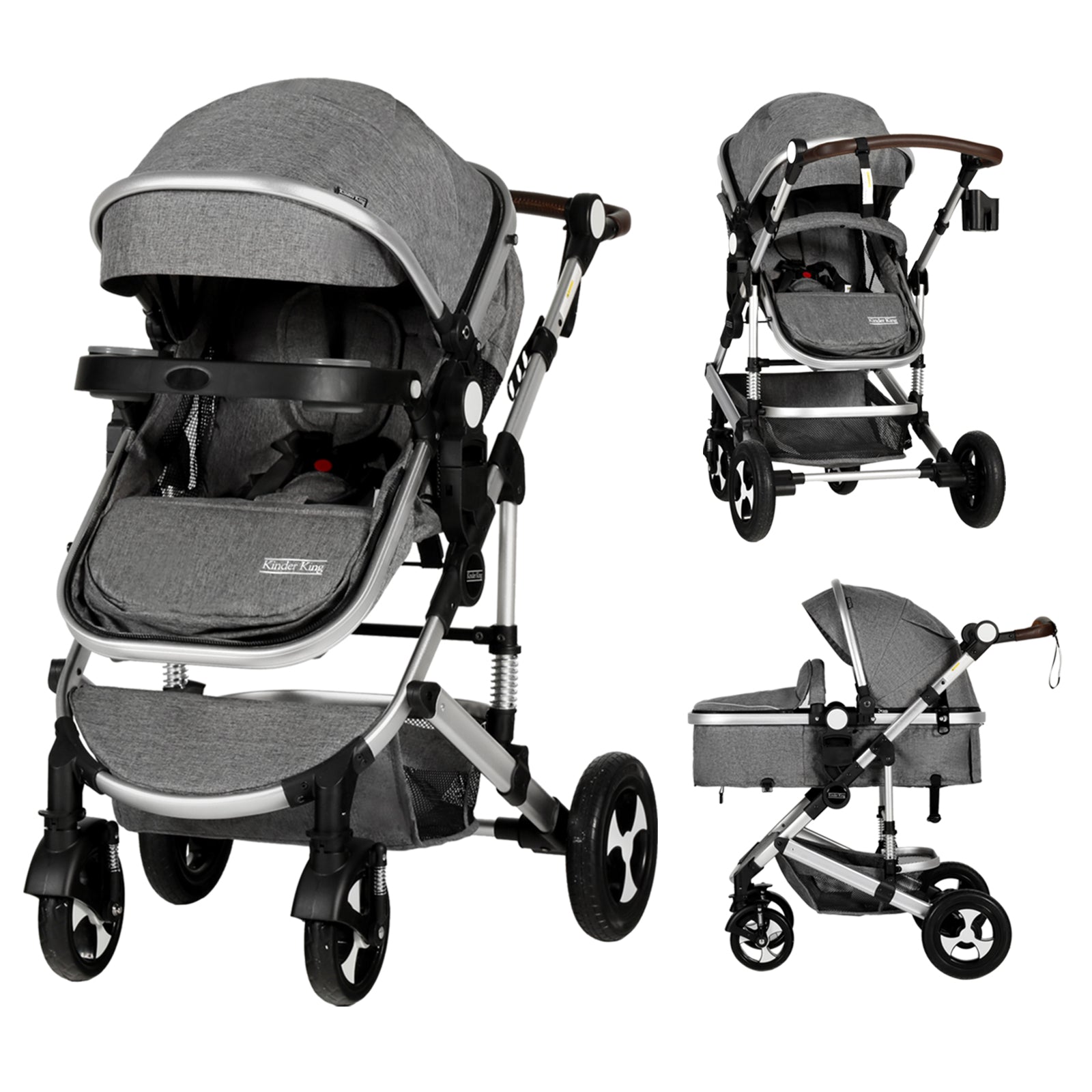 Grey newborn pram hotsell