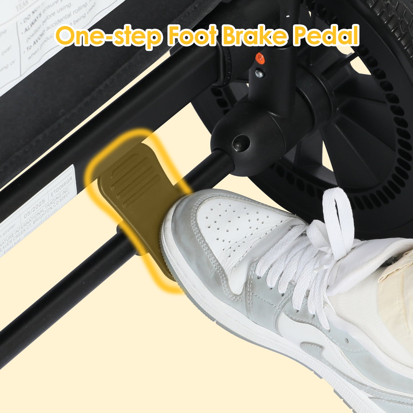 AILEEKISS 3-in-1 Wagon Stroller for 2 Toddlers, Collapsible Baby Wagon with Adjustable Handle, Black