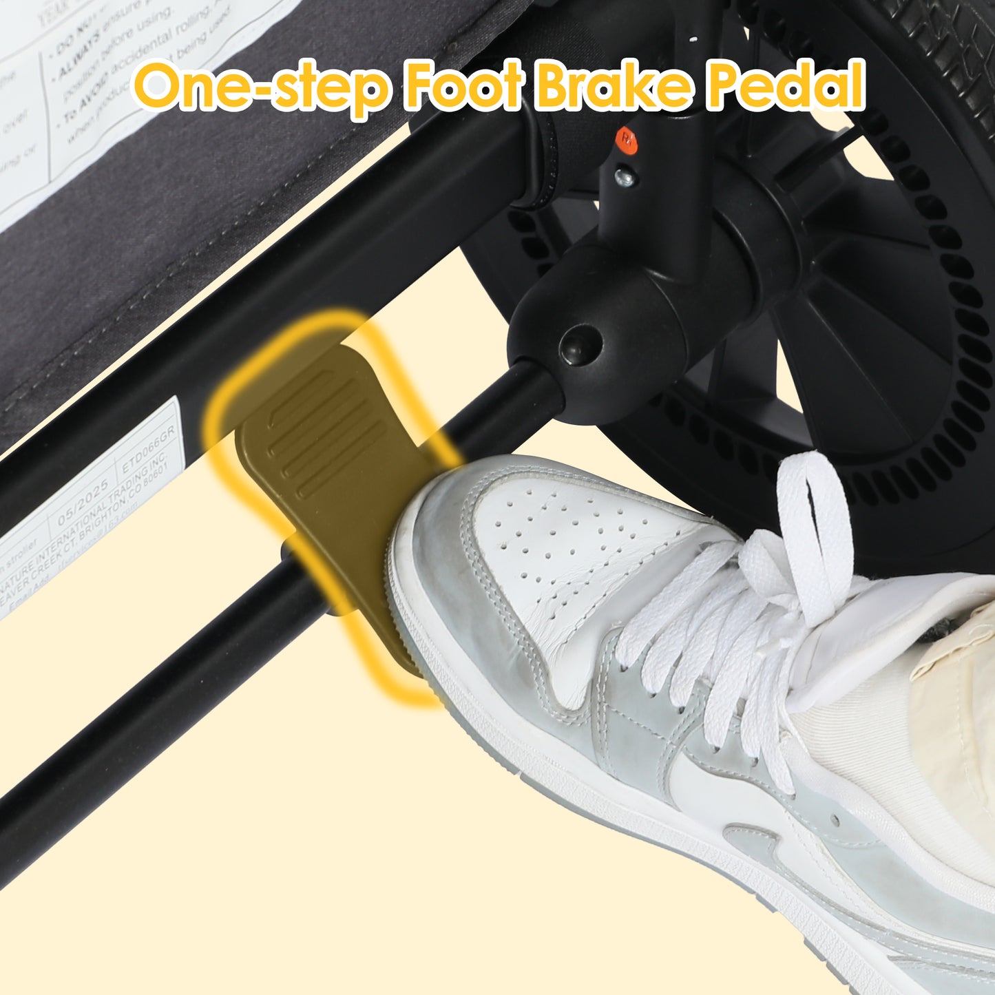 AILEEKISS 3-in-1 Wagon Stroller for 2 Toddlers, Collapsible Baby Wagon with Adjustable Handle, Grey