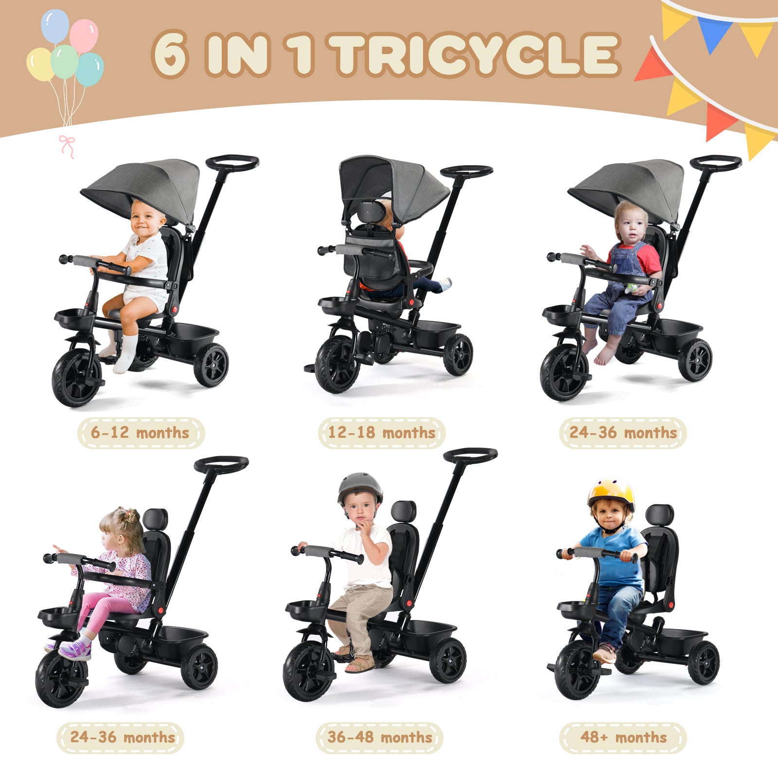 Trike for 2025 baby 6 month