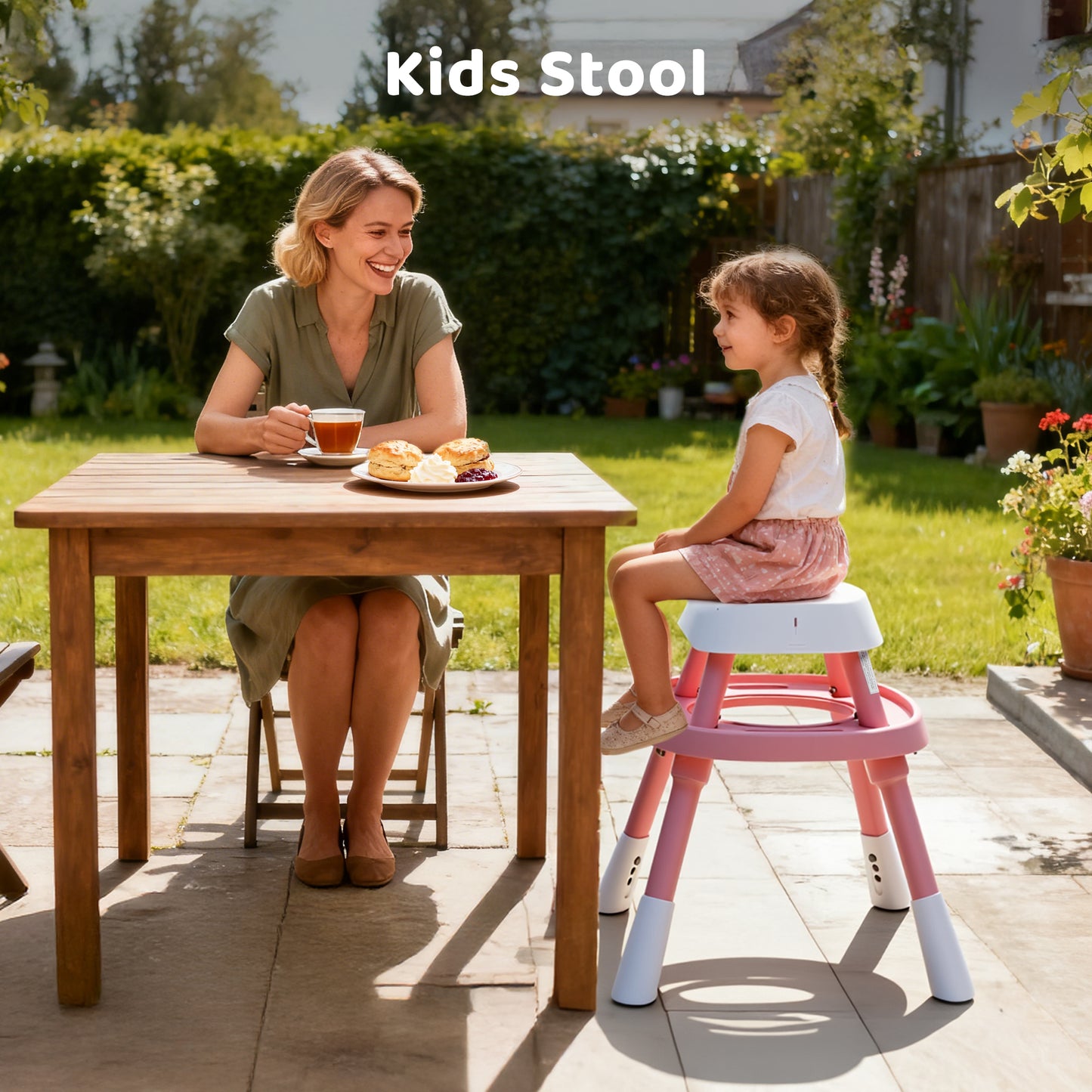 AILEEKISS 15 in 1 Baby High Chair, Toddler Dining Booster Seat w/Activity Center, Pink